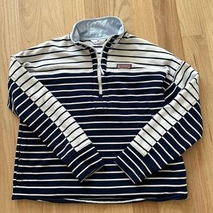 Vineyard Vines Navy and White stripe Shep Shirt